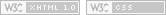 xhtml + css konform
